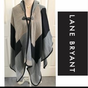 Lane Bryant Patterned poncho